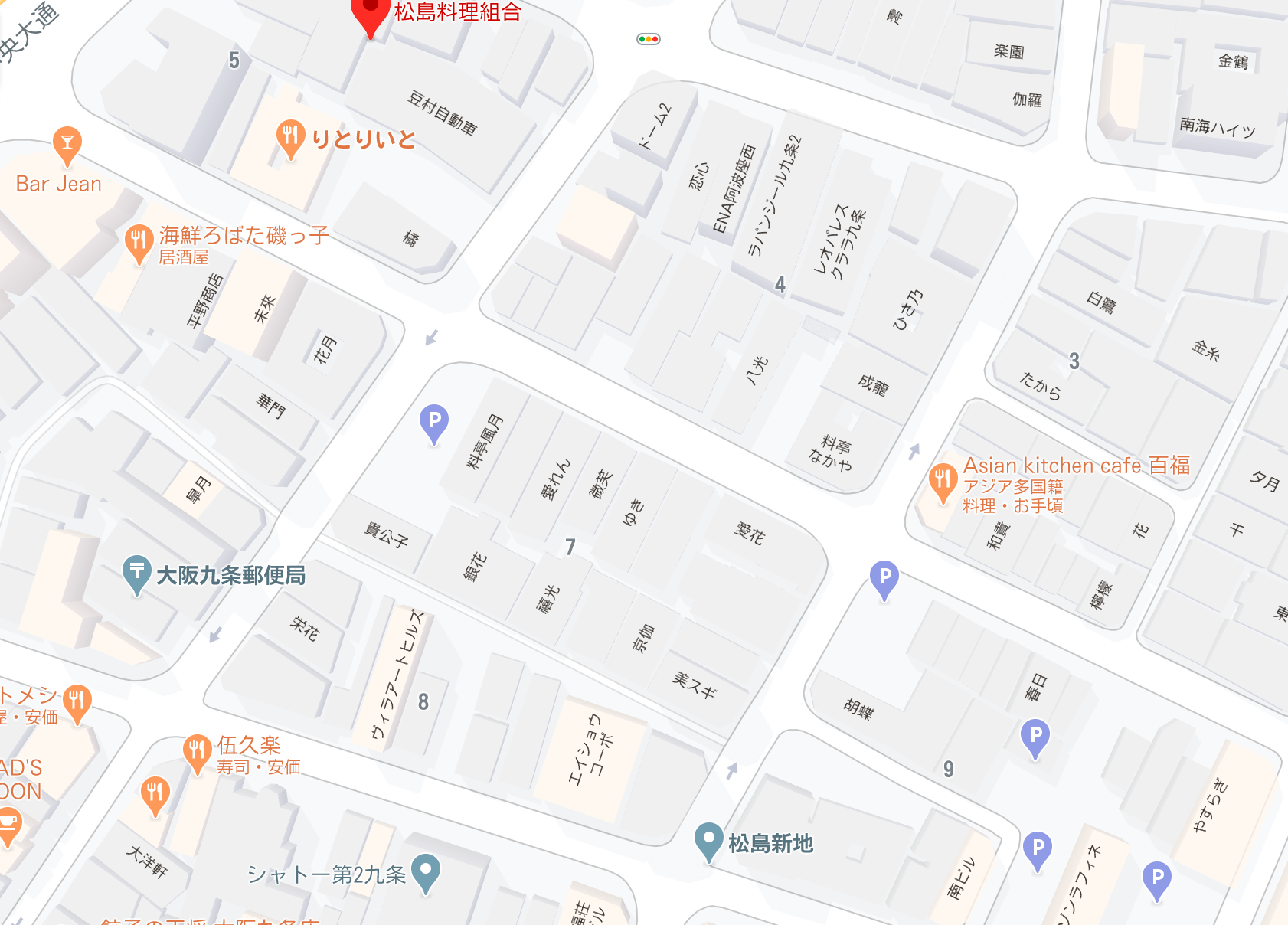 松島新地　マップ